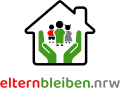 Logo: elternbleiben.nrw